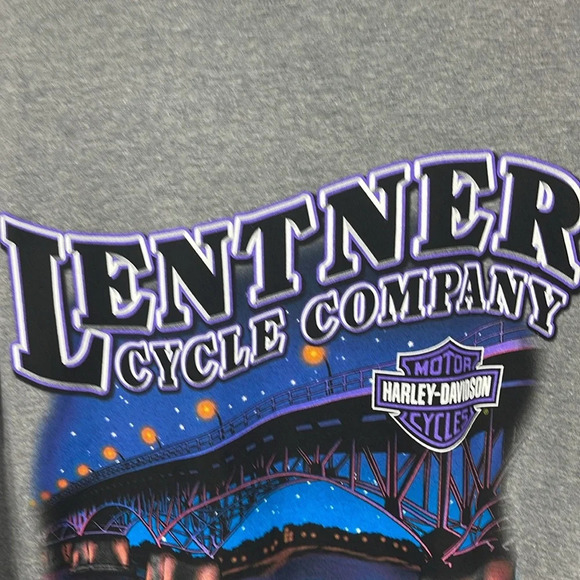 Harley Davidson Men’s Tee Size 2X color Gray NWT - Picture 8 of 11